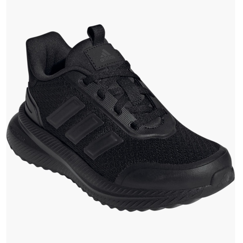 Adidas Triple Black Athletic Running Sneaker Big Kids Sz4 Brand New.